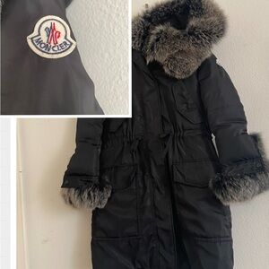 Moncler  puffer down fur jacket